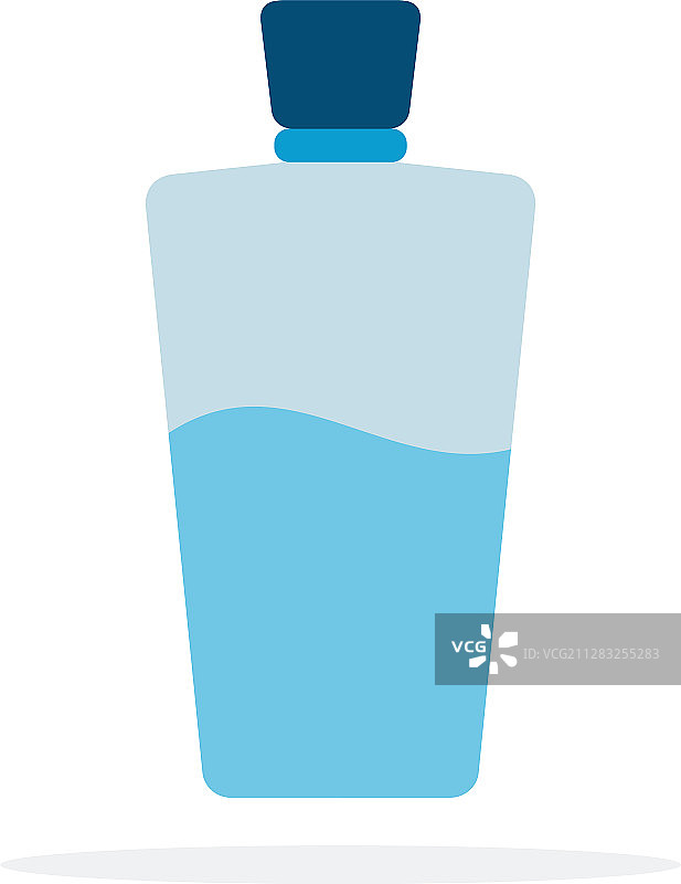 液体双相卸妆水扁平素材图片素材