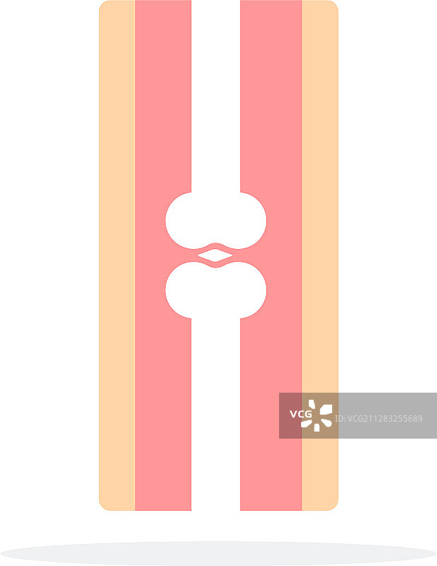 扁平风格的人体骨骼素材图片素材