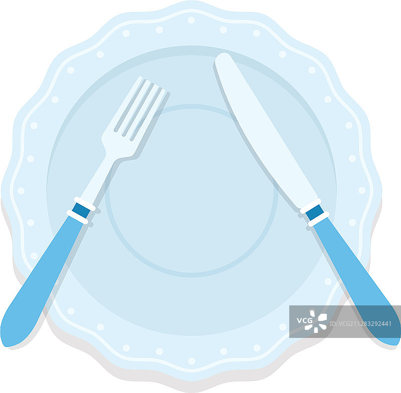 餐桌礼仪刀叉图片素材