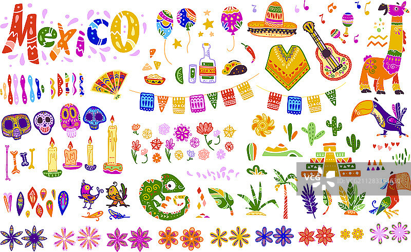 可爱的手绘图案图片素材