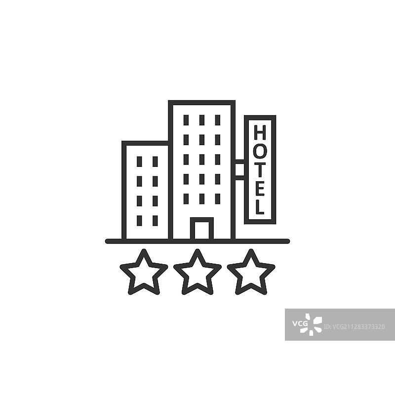 三星级酒店标志图片素材