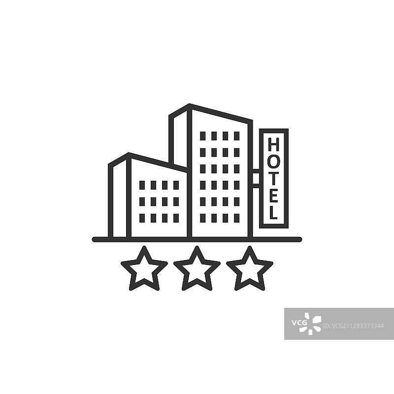 三星级酒店标志图片素材