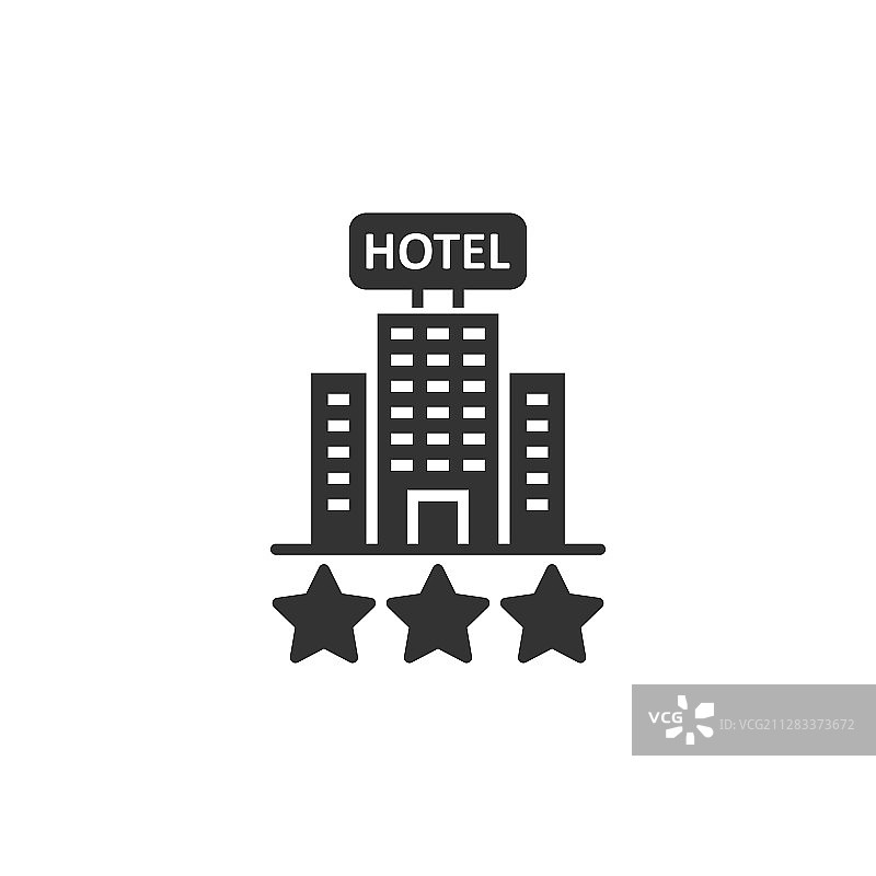 三星级酒店标志图片素材