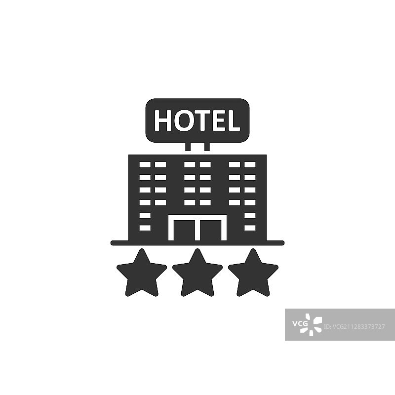 三星级酒店标志图片素材