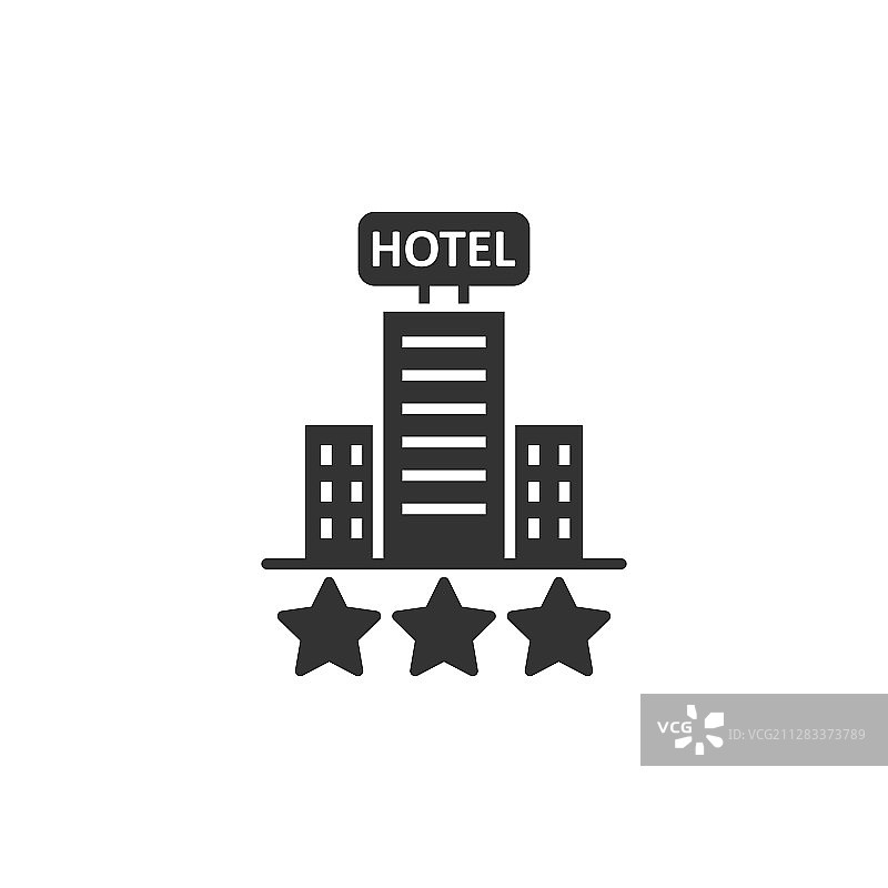三星级酒店标志图片素材