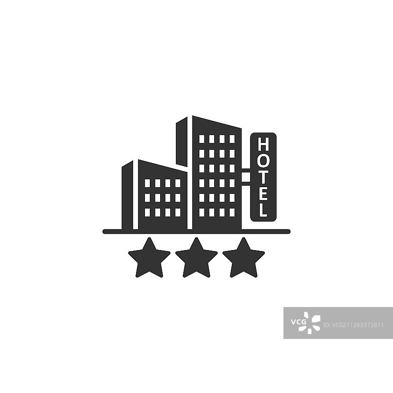 三星级酒店标志图片素材
