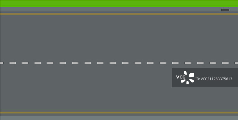 双车道田径跑道俯视图扁平孤立图标图片素材