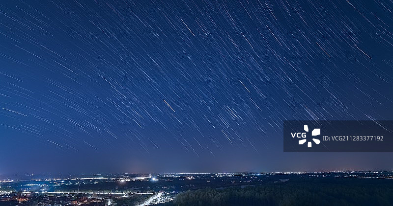 芜湖城市星轨图片素材