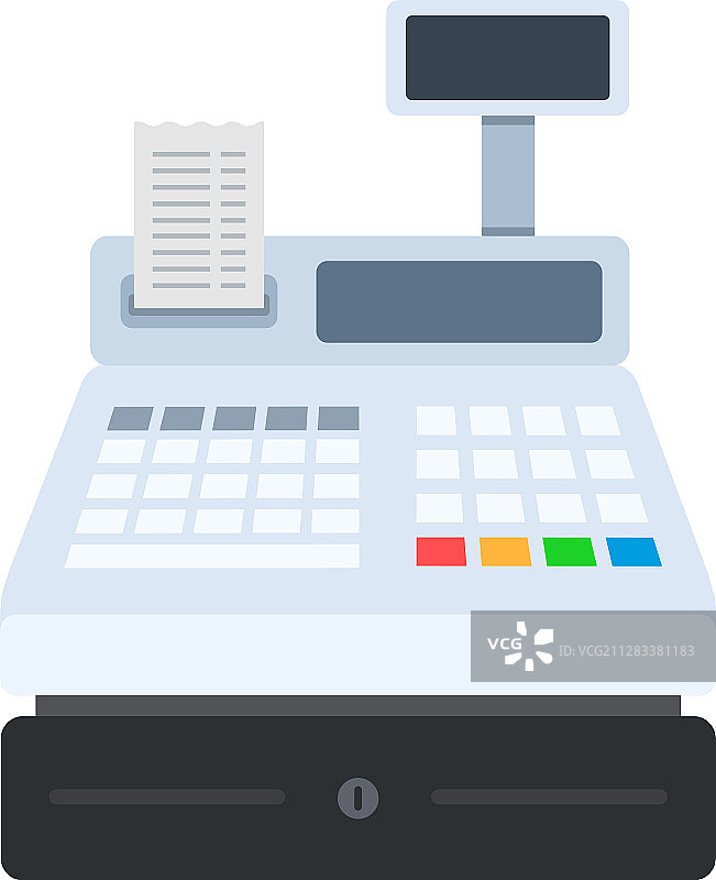 自动取款机扁平图标图片素材