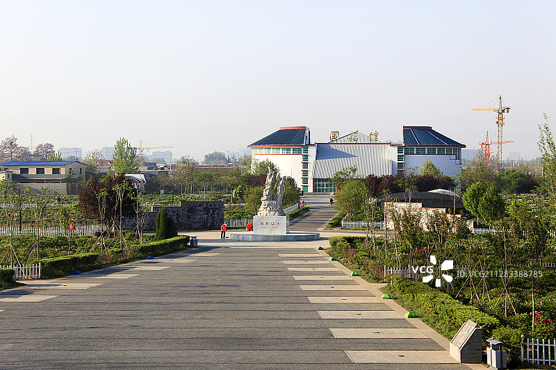 菏泽市曹州牡丹园国花馆图片素材