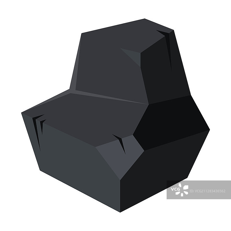 煤炭能源卡通图标图片素材