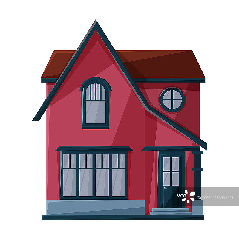 公寓卡通图标图片素材