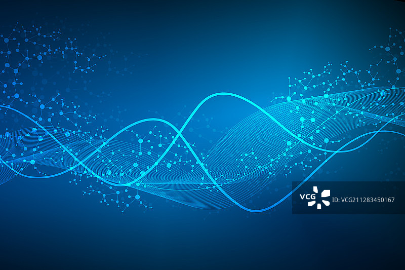 结构分子和通讯DNA原子图片素材