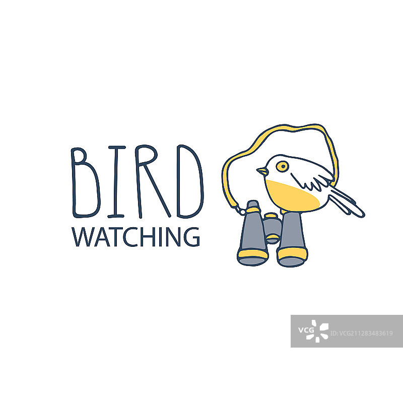 观鸟与鸟类学概念图片素材