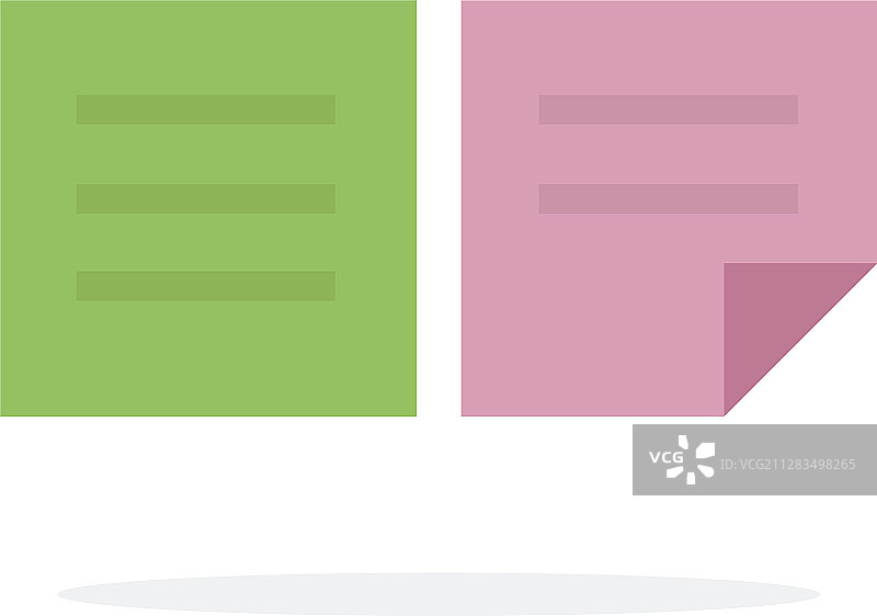 彩色贴纸图片素材