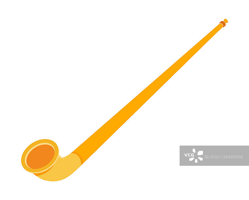 白色背景上的阿尔卑斯长号图标图片素材