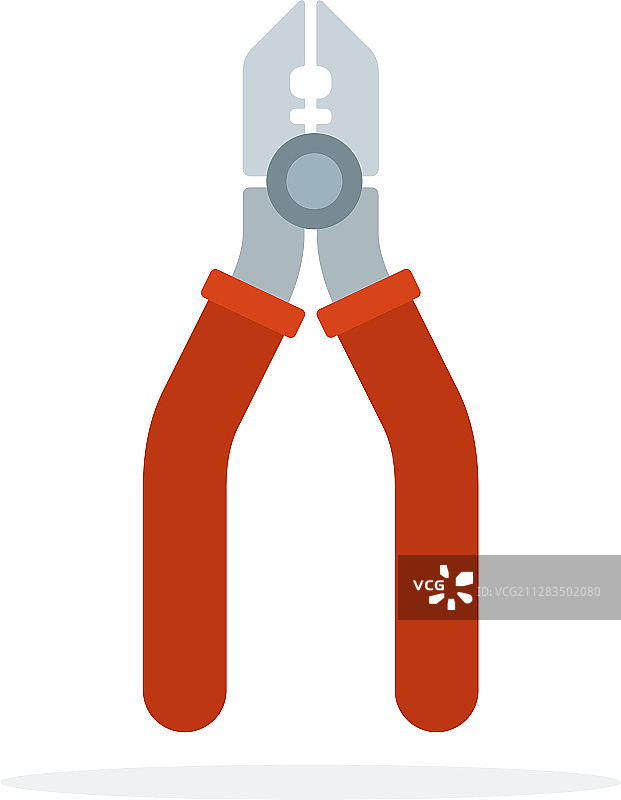 垂直放置的钳子图片素材