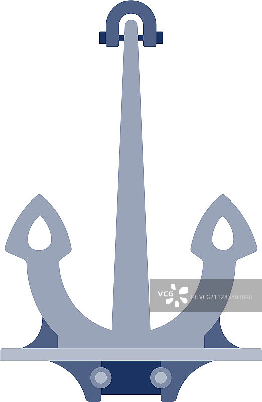 船锚平面图标图片素材