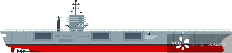 航空母舰扁平图标图片素材