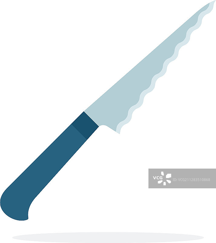 锯齿刀刃刀具扁平设计图片素材