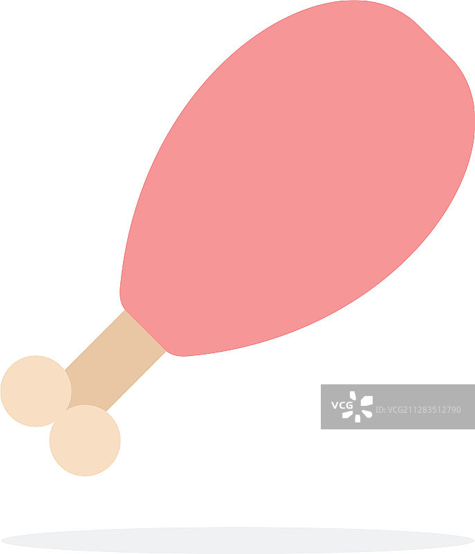 生火鸡腿图片素材