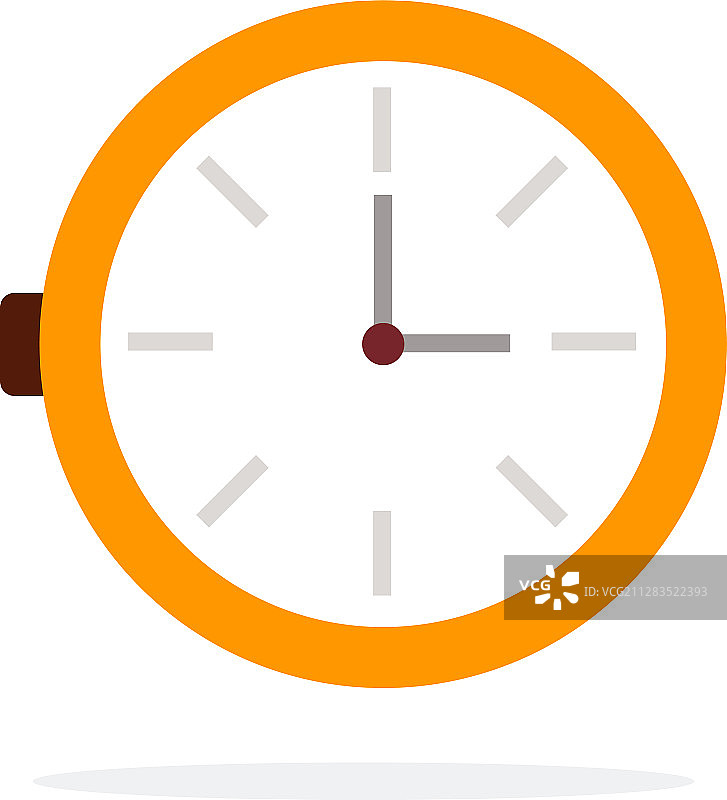 扁平风怀表图片素材