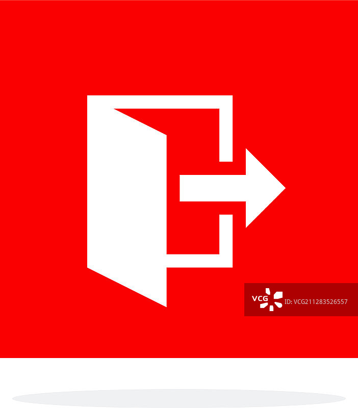 螺栓孔出口标志扁平隔离图片素材