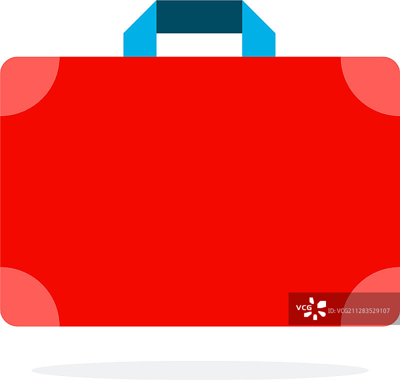 旅行者急救包扁平风格孤立图片素材