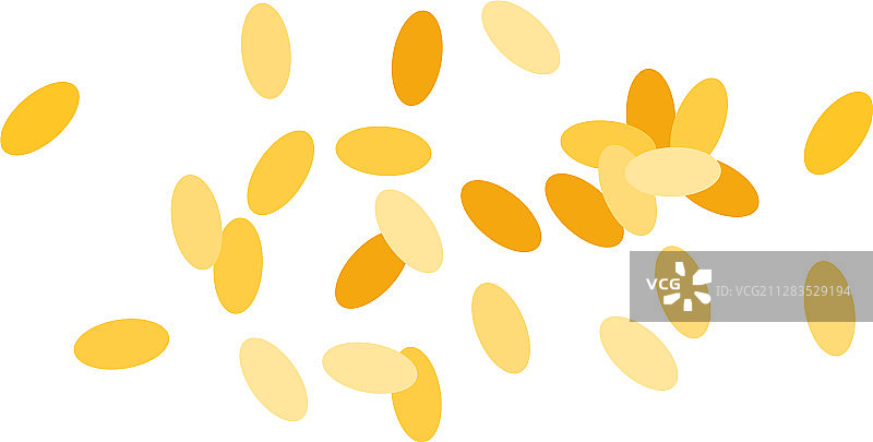 平铺的芝麻堆图片素材