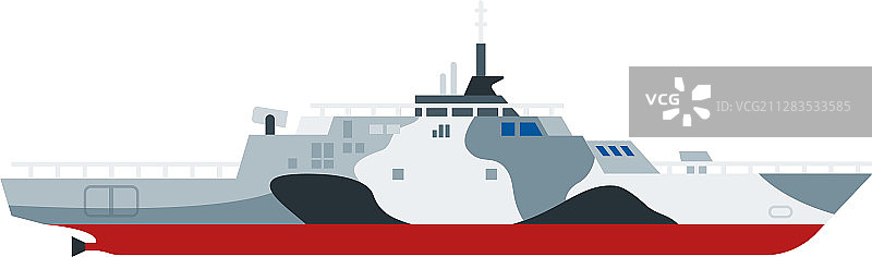 直升机着陆舰扁平图标图片素材