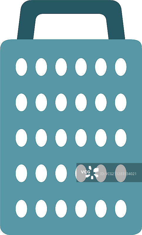 金属厨房擦菜器扁平隔离图片素材