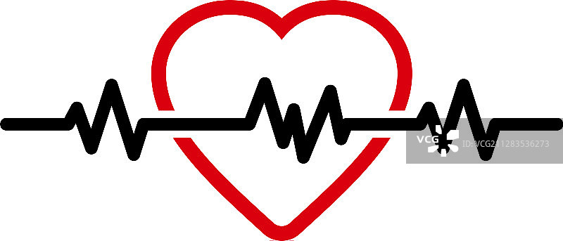 脉搏图标图形设计模板图片素材