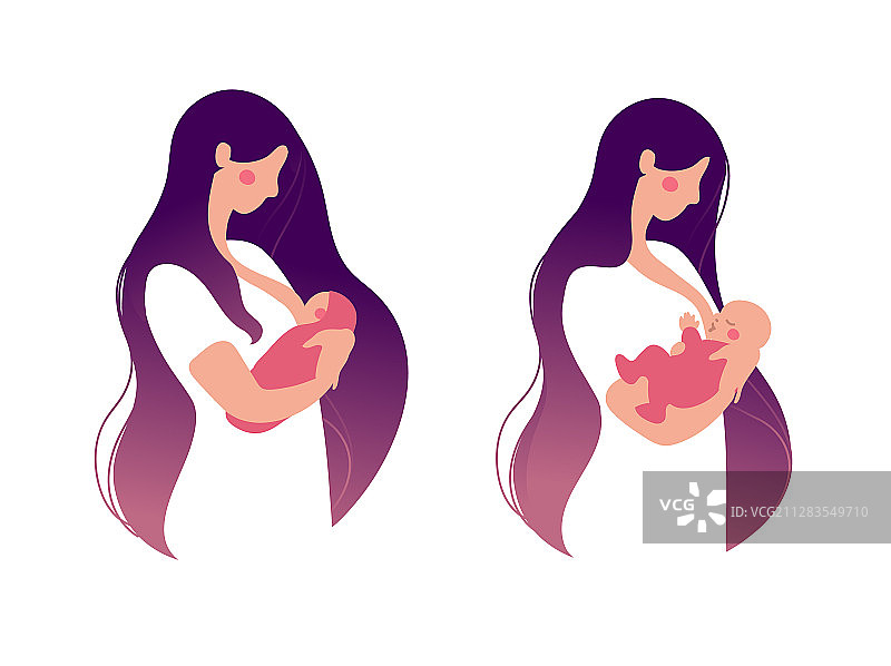 母乳喂养哺乳图片素材
