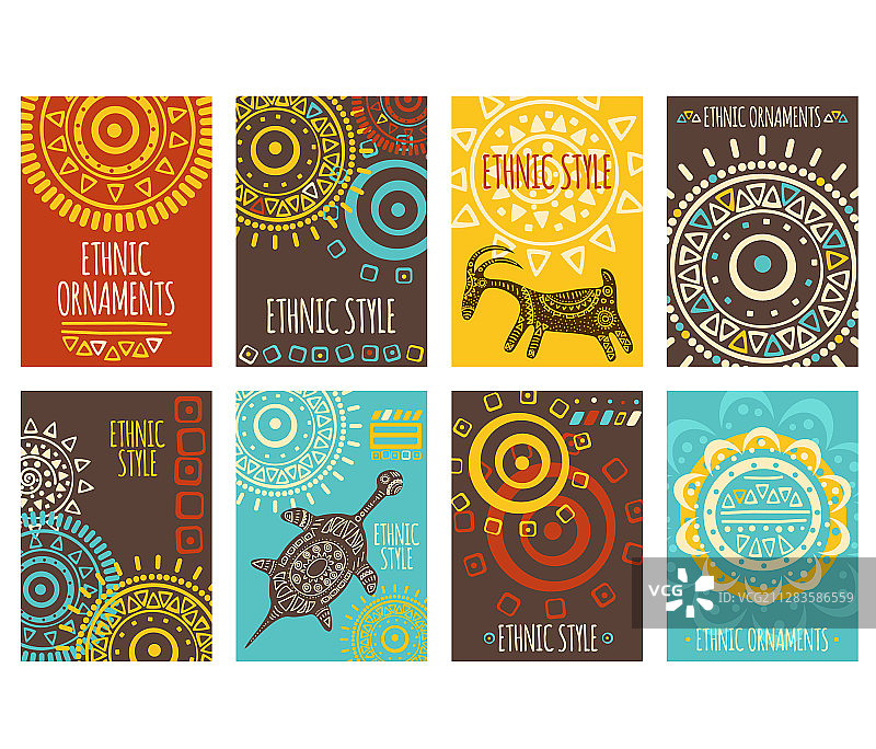 民族风banner套装图片素材