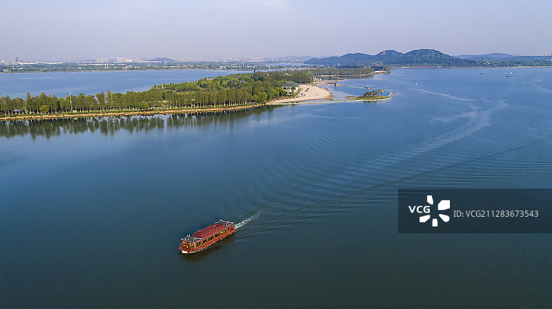 东湖放舟图片素材