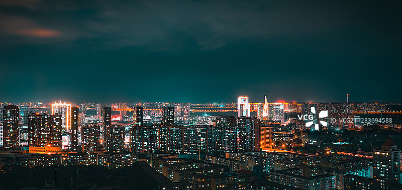 朋克城市|城市夜景图片素材