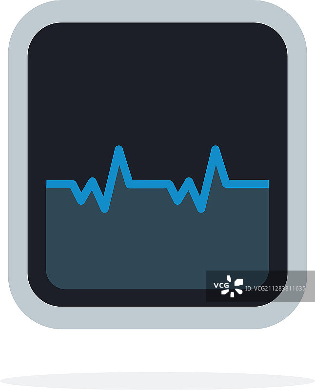 平板显示器上的心率图片素材