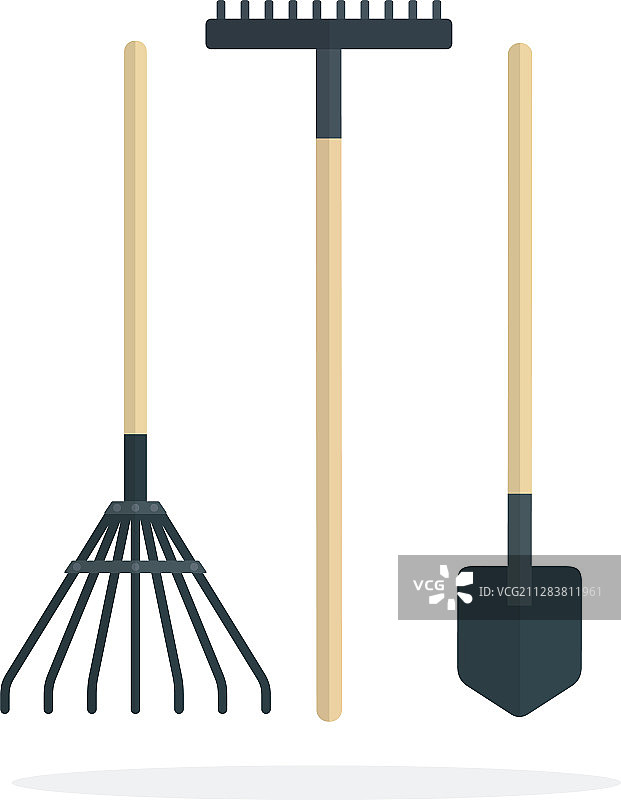 农业工具扁平化图标图片素材