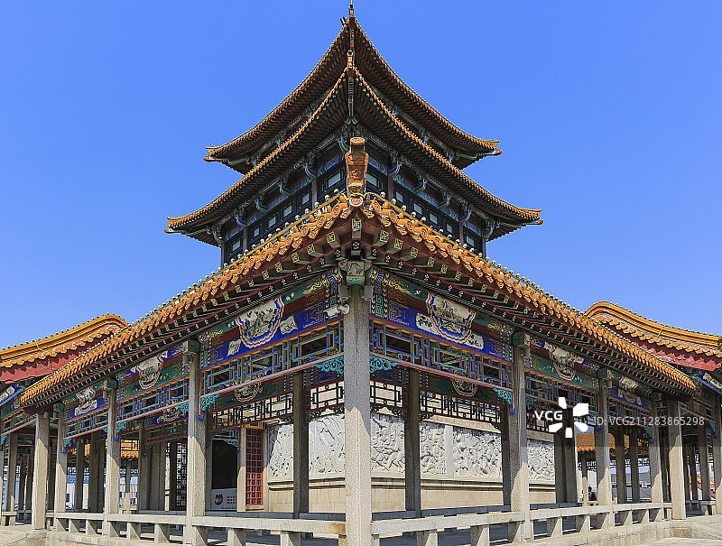 济南解放阁图片素材