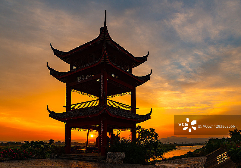 广汉易家河坝图片素材