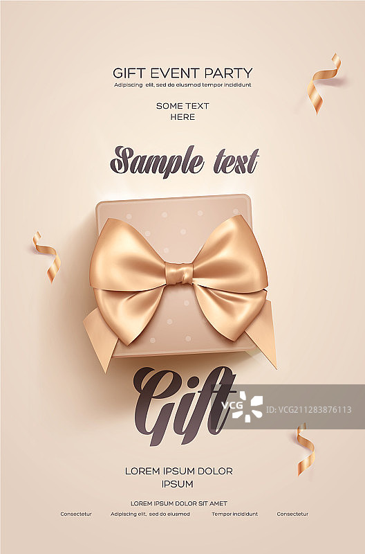 精美的情人节贺卡宣传单或海报图片素材