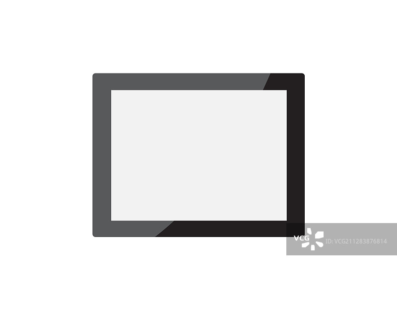 逼真的黑色横向相框图片素材