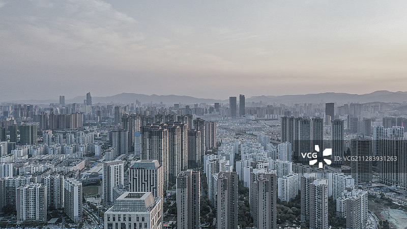 春城雾霾图片素材