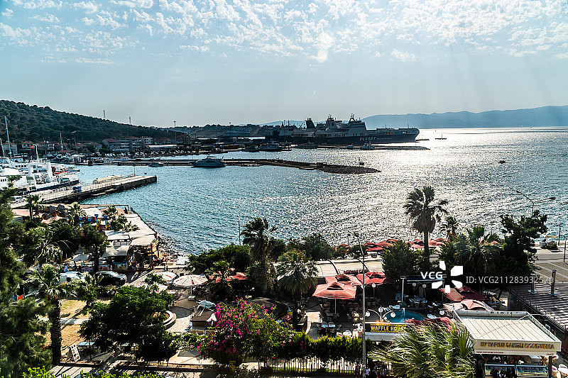 土耳其切什梅城市景观图片素材