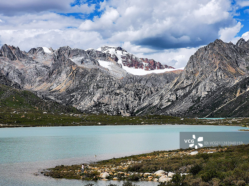 行摄藏地·雪山石山图片素材