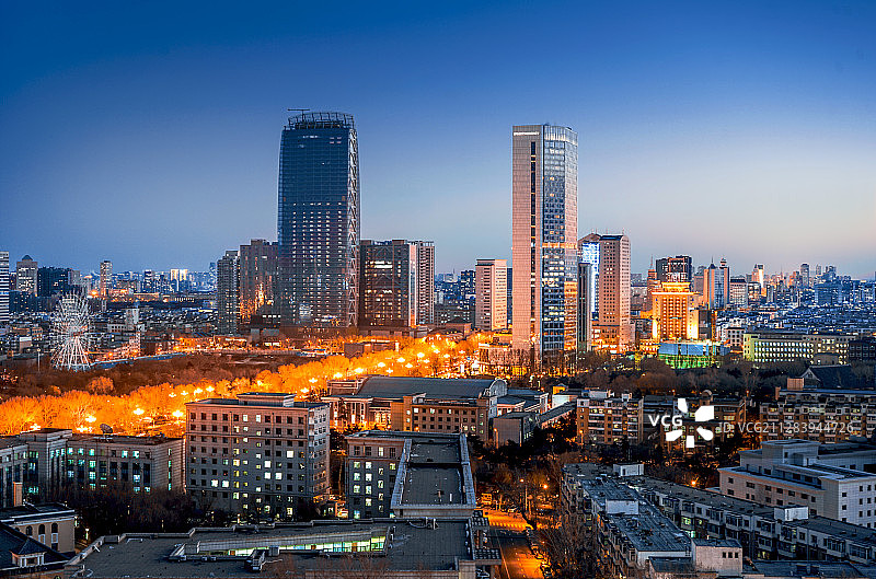 长春市国际金融中心&凯悦酒店图片素材