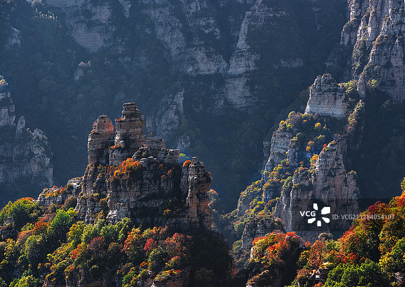 白石山秋色图片素材