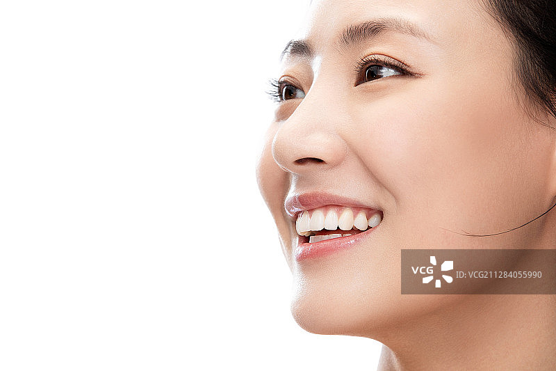 青年女人妆面图片素材