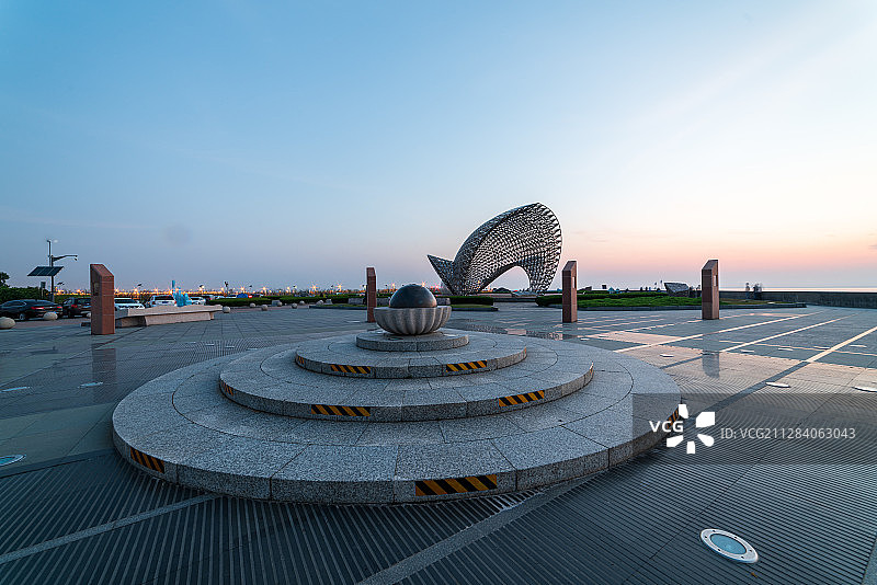 南汇嘴观海广场图片素材