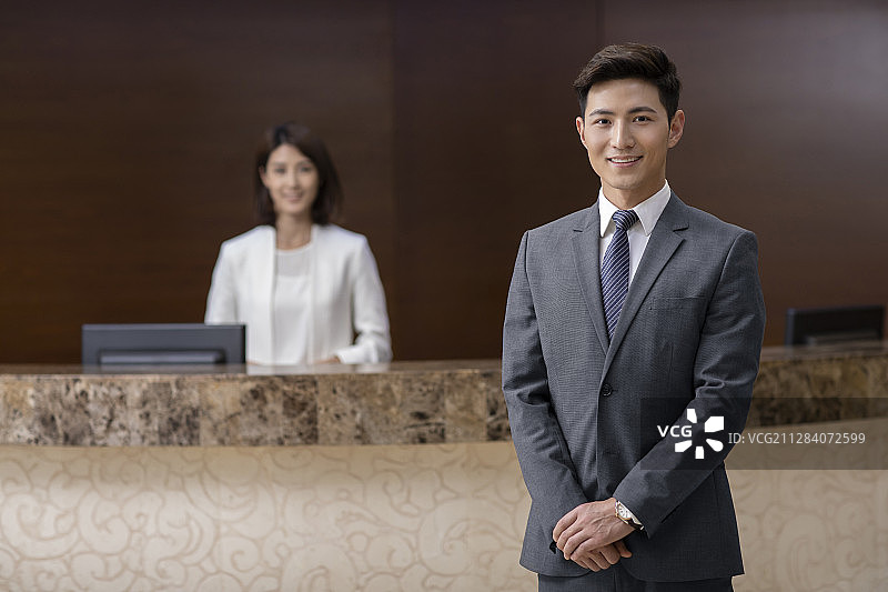 酒店前台图片素材